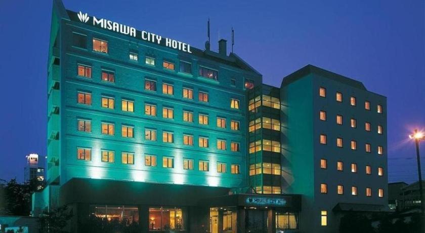 Misawa City Hotel Bagian luar foto