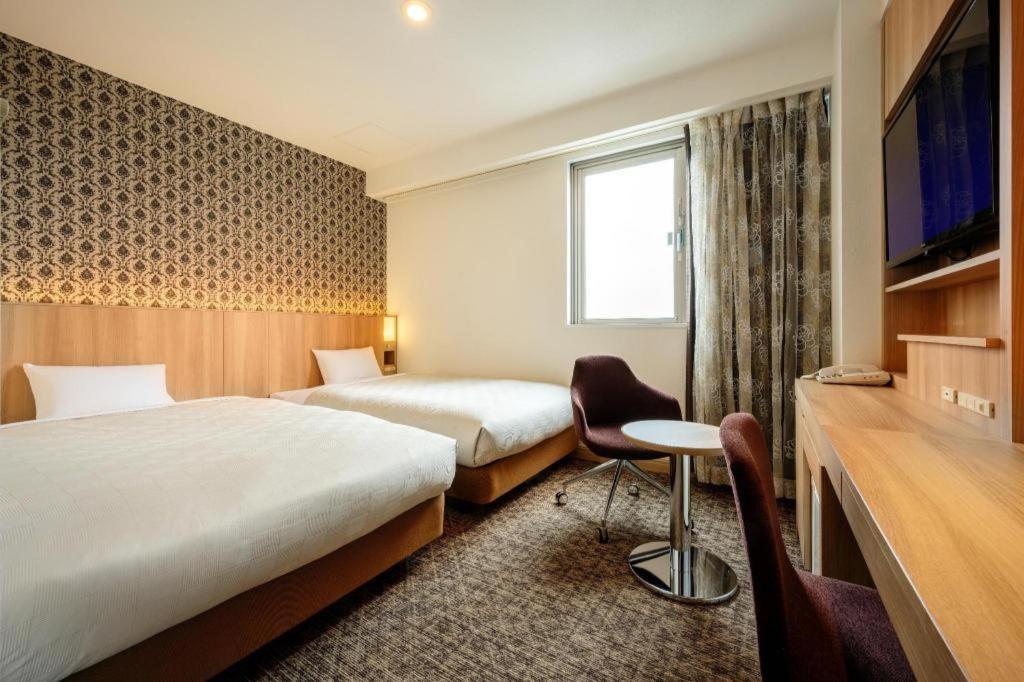 Misawa City Hotel Bagian luar foto